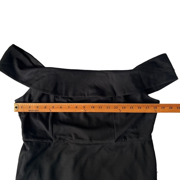 Torrid | Black Off-Shoulder Ponte Body Con Dress - Picture 5 of 8